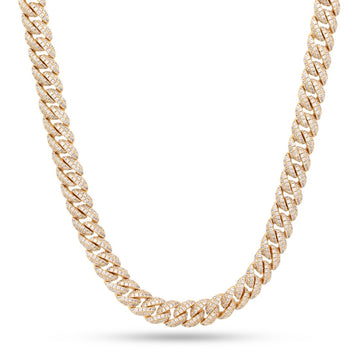10mm Iced Miami Cuban Link Chain