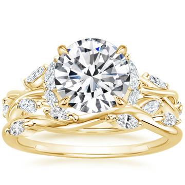 Secret Garden Diamond Ring (1/2 ct. tw.) with Winding Willow Diamond