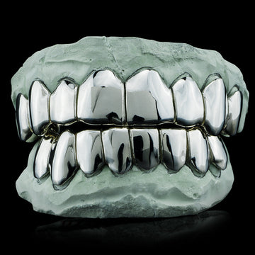 Solid .925 Sterling Silver Deep Cut Grillz