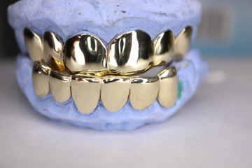 Atown Grillz "12" 10K Gold Grill "Deep Cut"